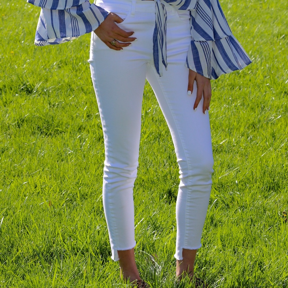 White jeans